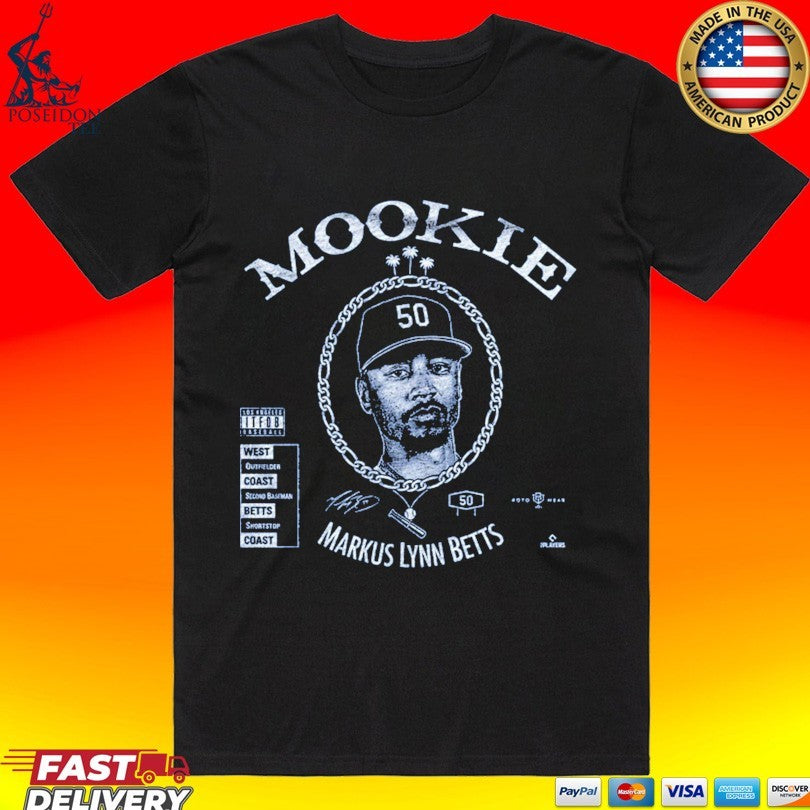 Bobby Miller West Coast, Mookie Betts Coast Markus Lynn Betts T-shirt