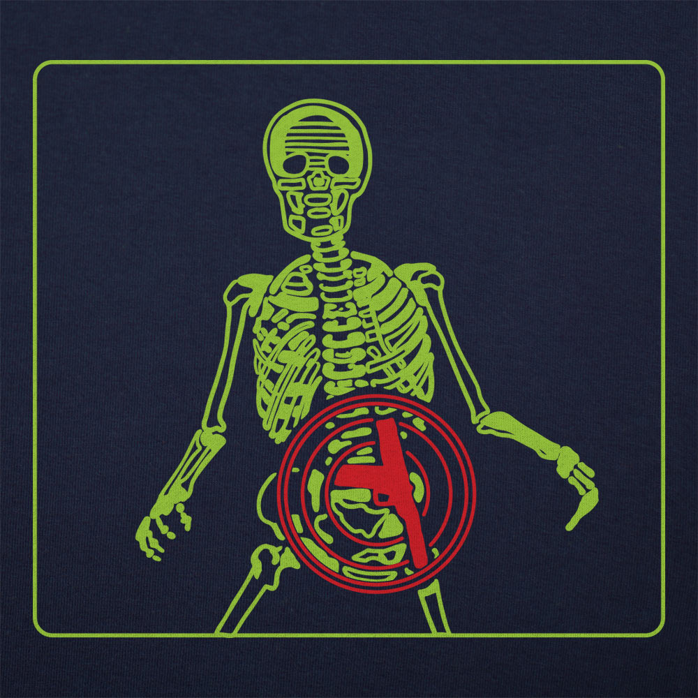 Body Scanner Alert X-Ray Skeleton Scan
