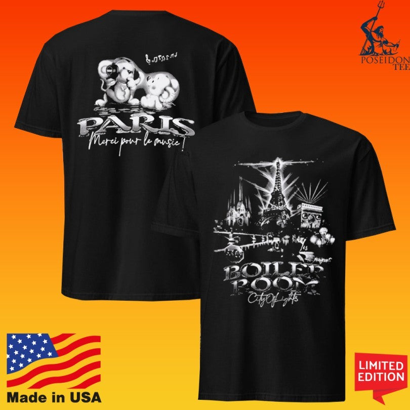 Boiler Room City Of Lights Paris Merci Pour Le Music T-shirt