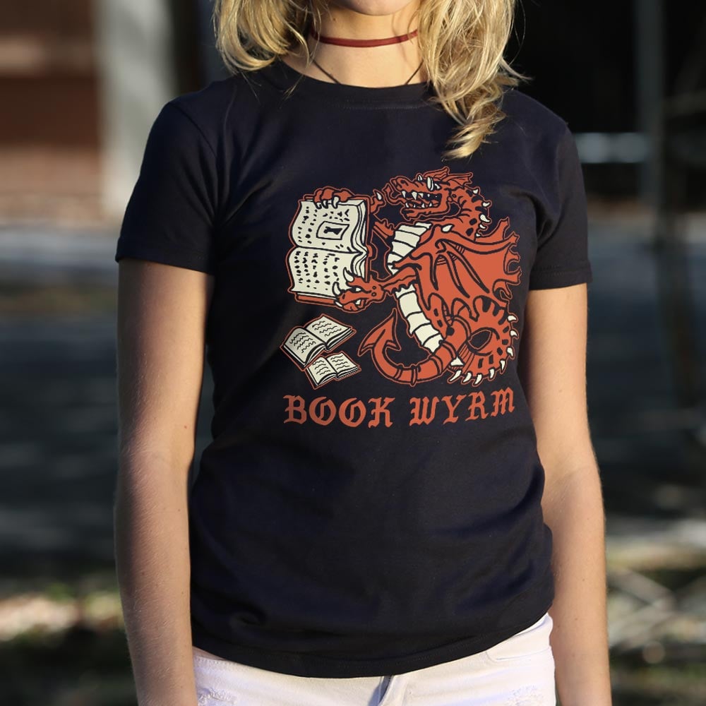 Book Wyrm Two Headed Dragon Reading Books