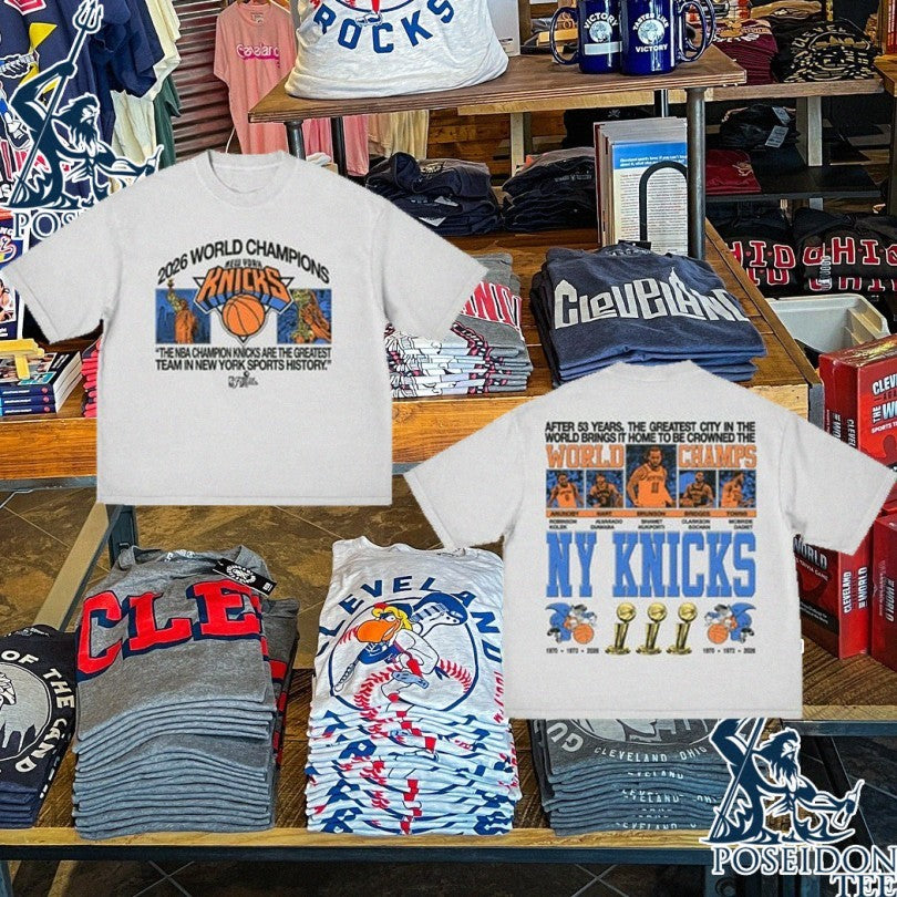 Bored And Tired New York Knicks 2026 World Champions T-shirt