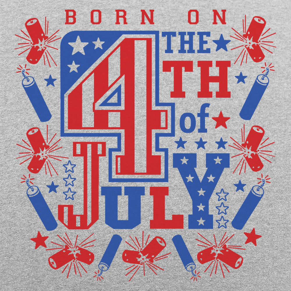 Born on the 4th of July with Fireworks and Stars