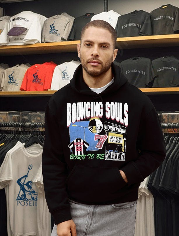 Bouncing Souls Born To Be Collage T-shirt
