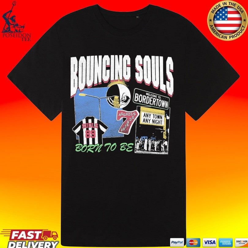 Bouncing Souls Born To Be Collage T-shirt