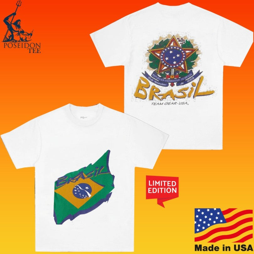 Brasil Flag World Cup Usa 94 T-shirt