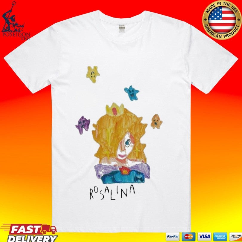 Brie Larson Princess Rosalina Mario Dylan T-shirt