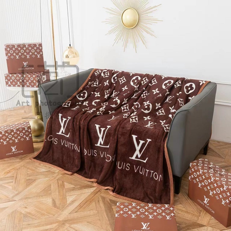brown throw blanket 464#