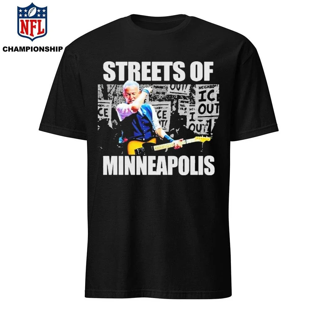 Bruce Springsteen Streets of Minneapolis Activism Shirt
