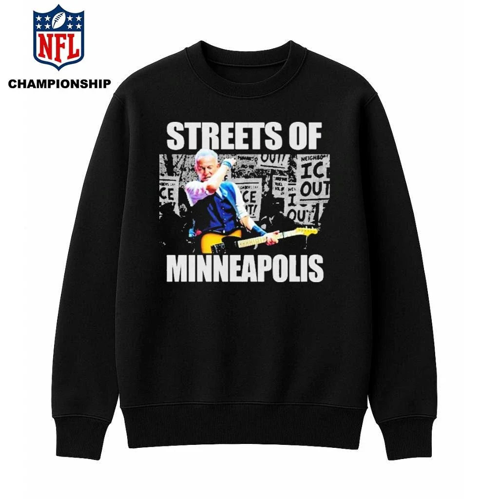 Bruce Springsteen Streets of Minneapolis Activism Shirt