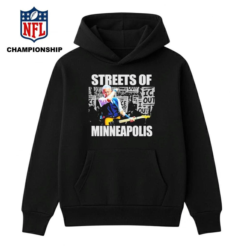 Bruce Springsteen Streets of Minneapolis Activism Shirt