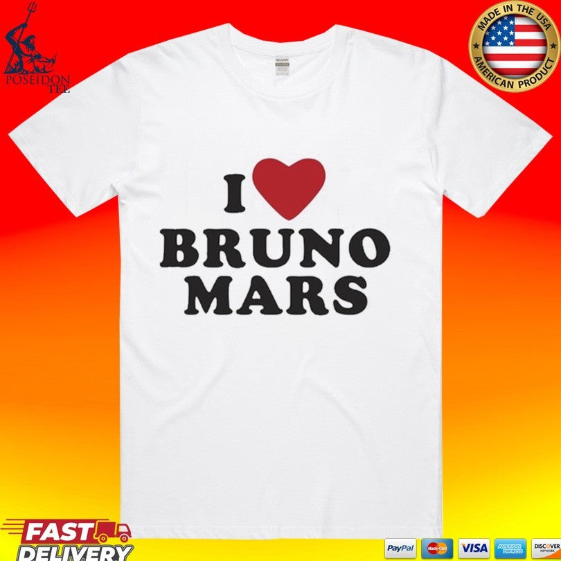 Bruno Mars I Heart Bruno Mars T-shirt