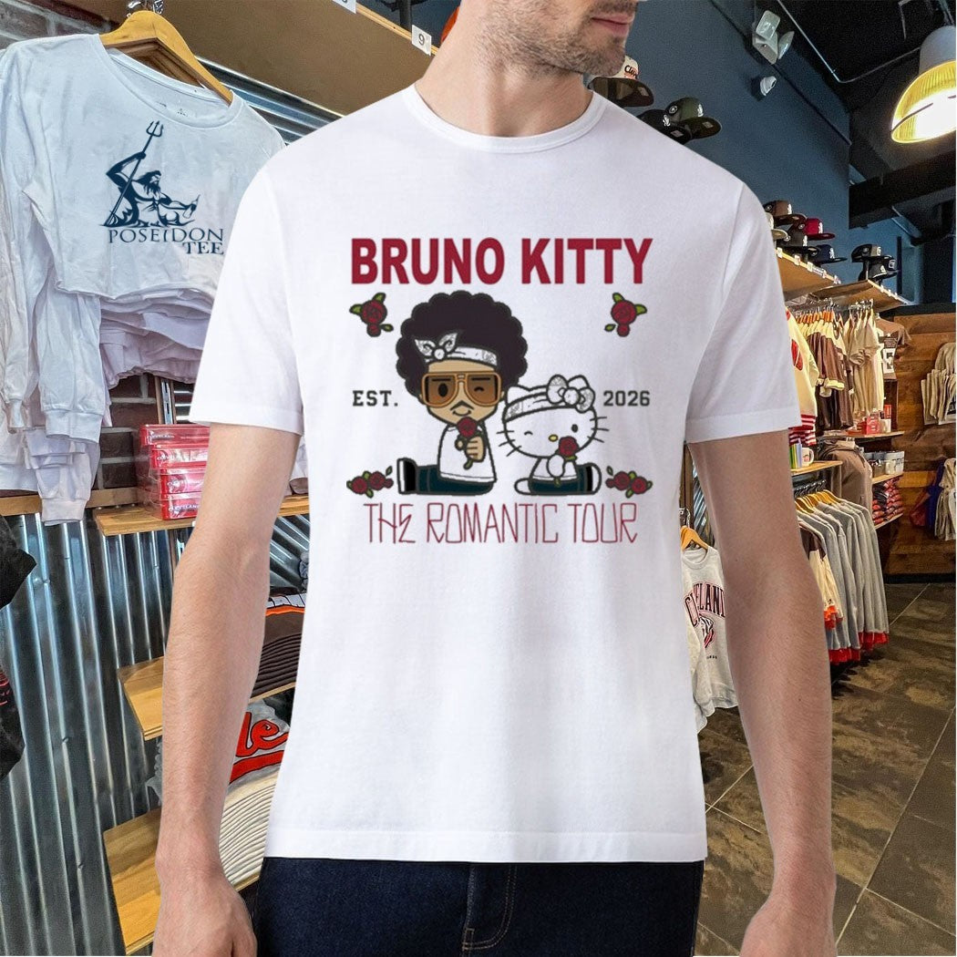 Bruno Mars The Romantic Tour 2026 Shirt