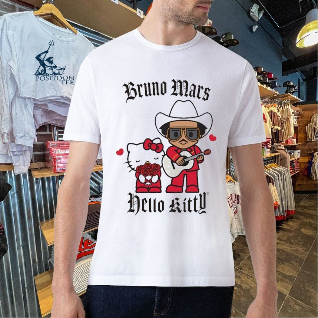 Bruno Mars x Hello Kitty Romatic Event T-shirt
