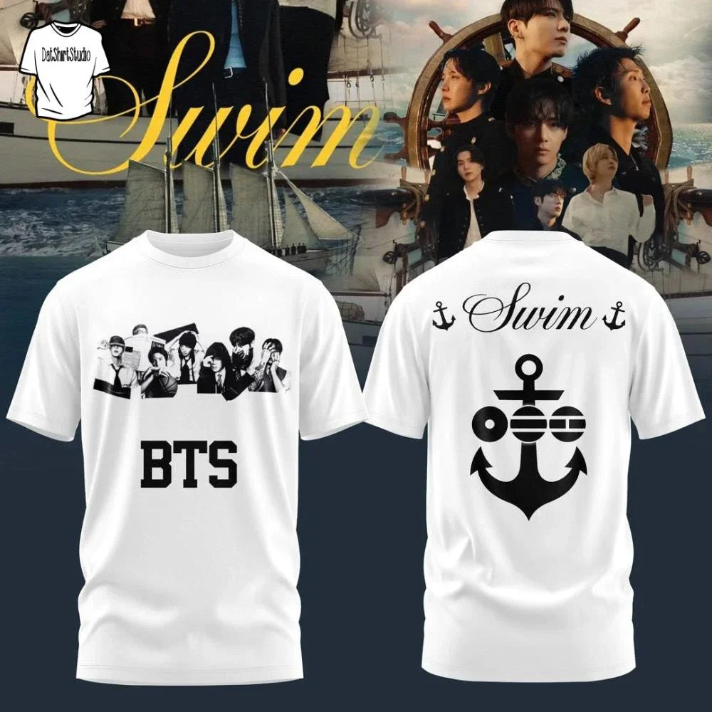 BTS Swim Arirang Album Mixed Mesh Edition For Fan Shirt