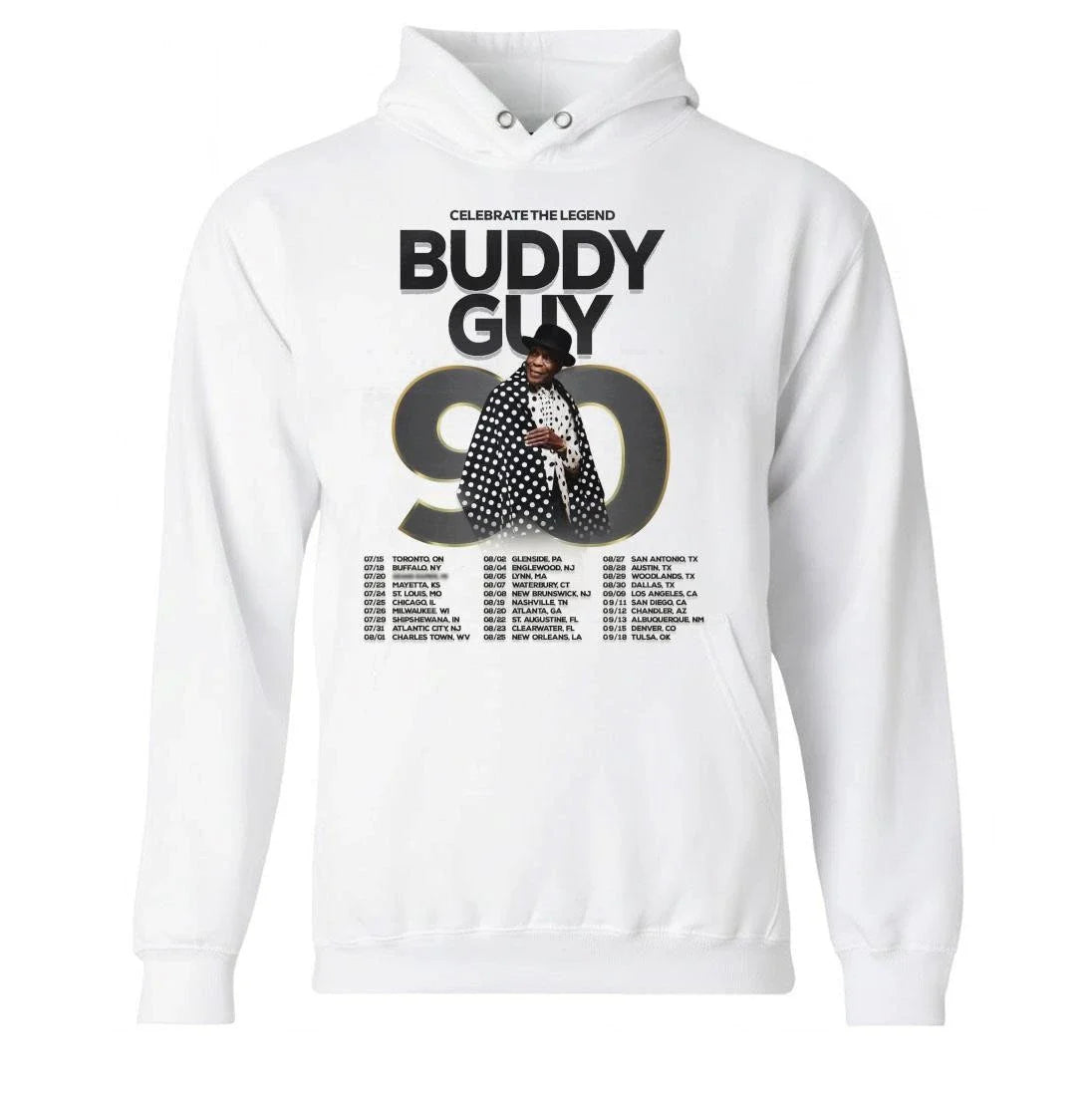 Buddy Guy 90 Years Of The Iconic Celebrate The Legend North America Tour 2026 Schedule Dates Shirt