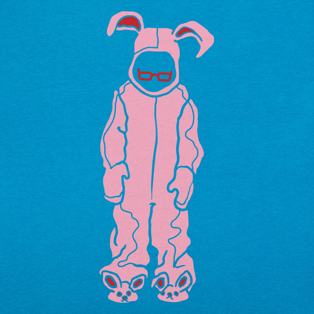 Bunny Pajamas Pink Bunny Costume with Glasses