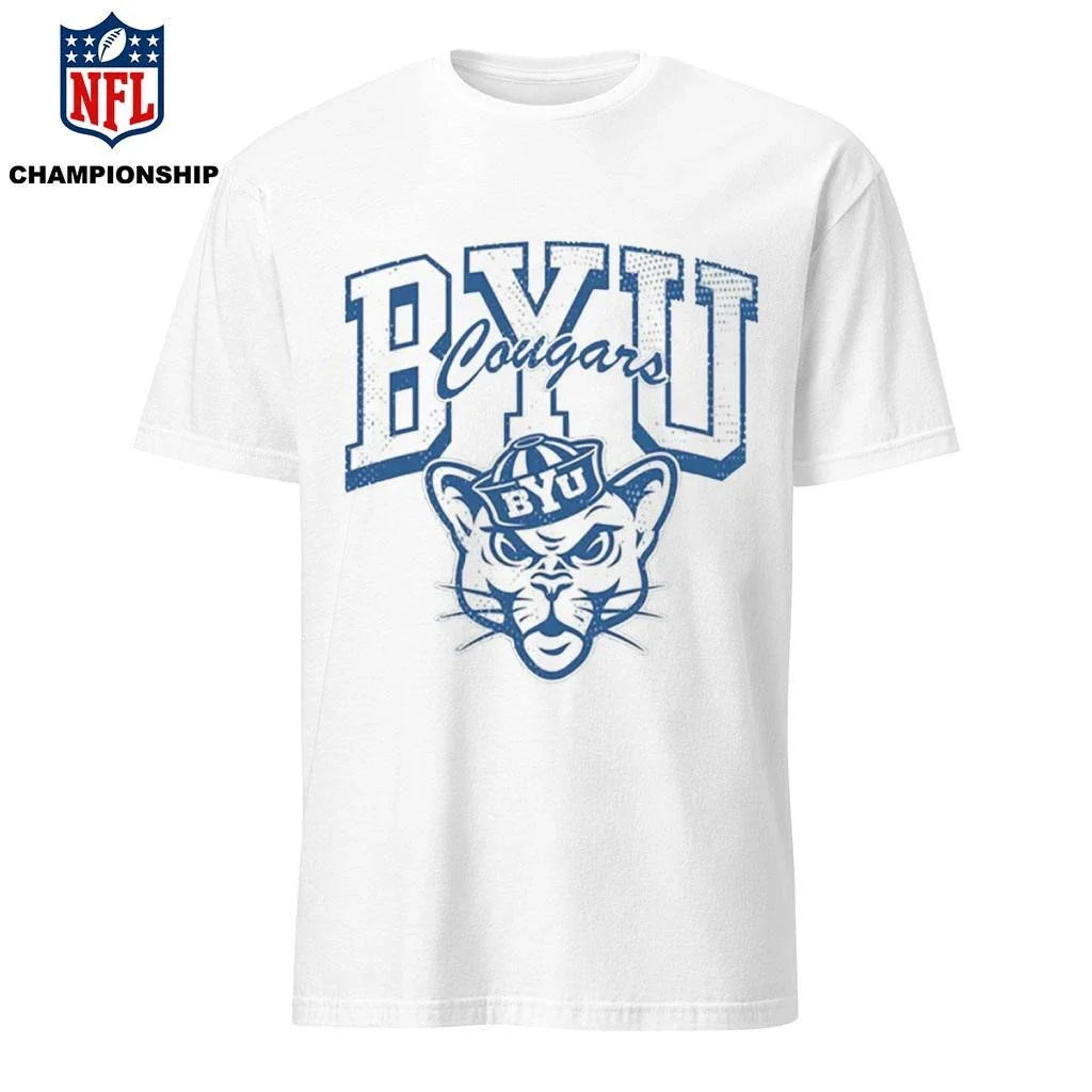 BYU Alma Cougars School Football Name Arch Shirt