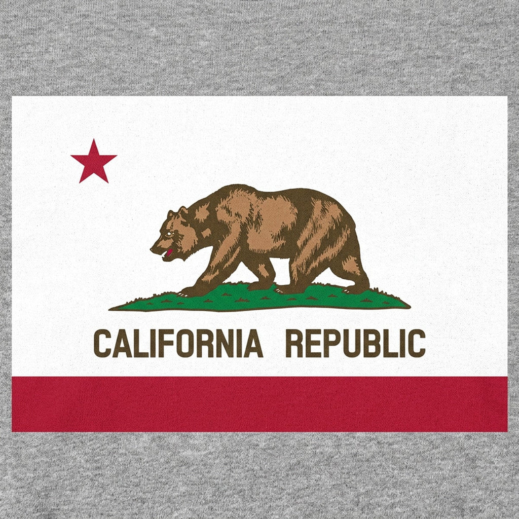 California Republic Flag with Bear and Star