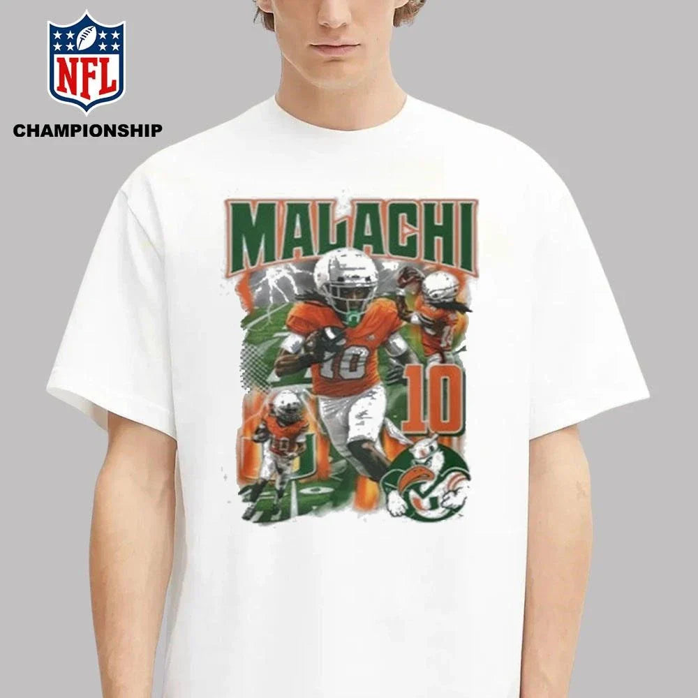 Calvin Russell Wearing Malachi Toney Shirt