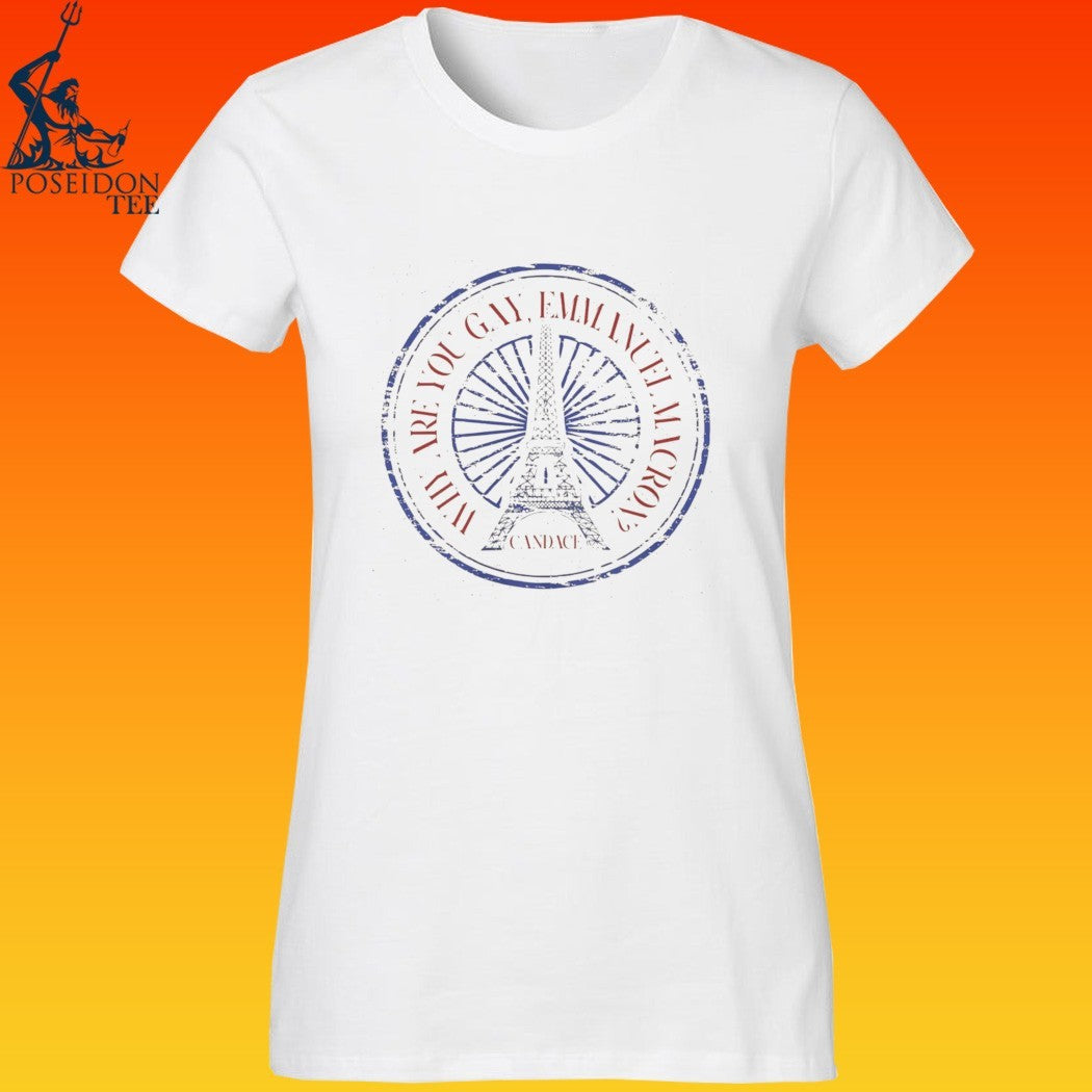 Candace Owens Why Are You Gay, Emmanuel Macron T-shirt