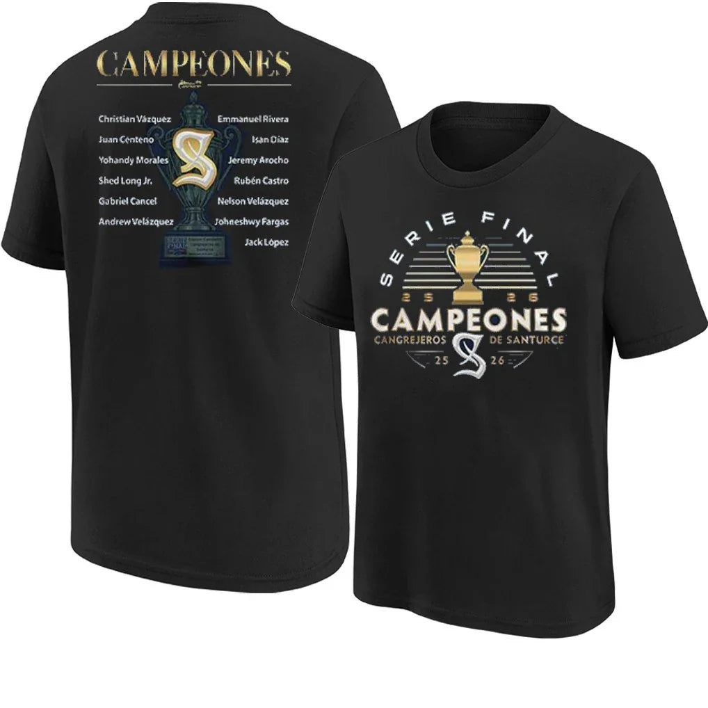 Cangrejeros de Santurce Puerto Rico Roberto Clemente 2025-2026 T-Shirt