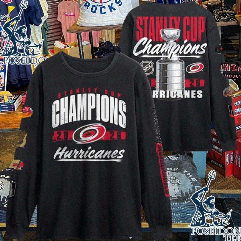 Carolina Hurricanes Fanatics 2026 Stanley Cup Champions T-shirt