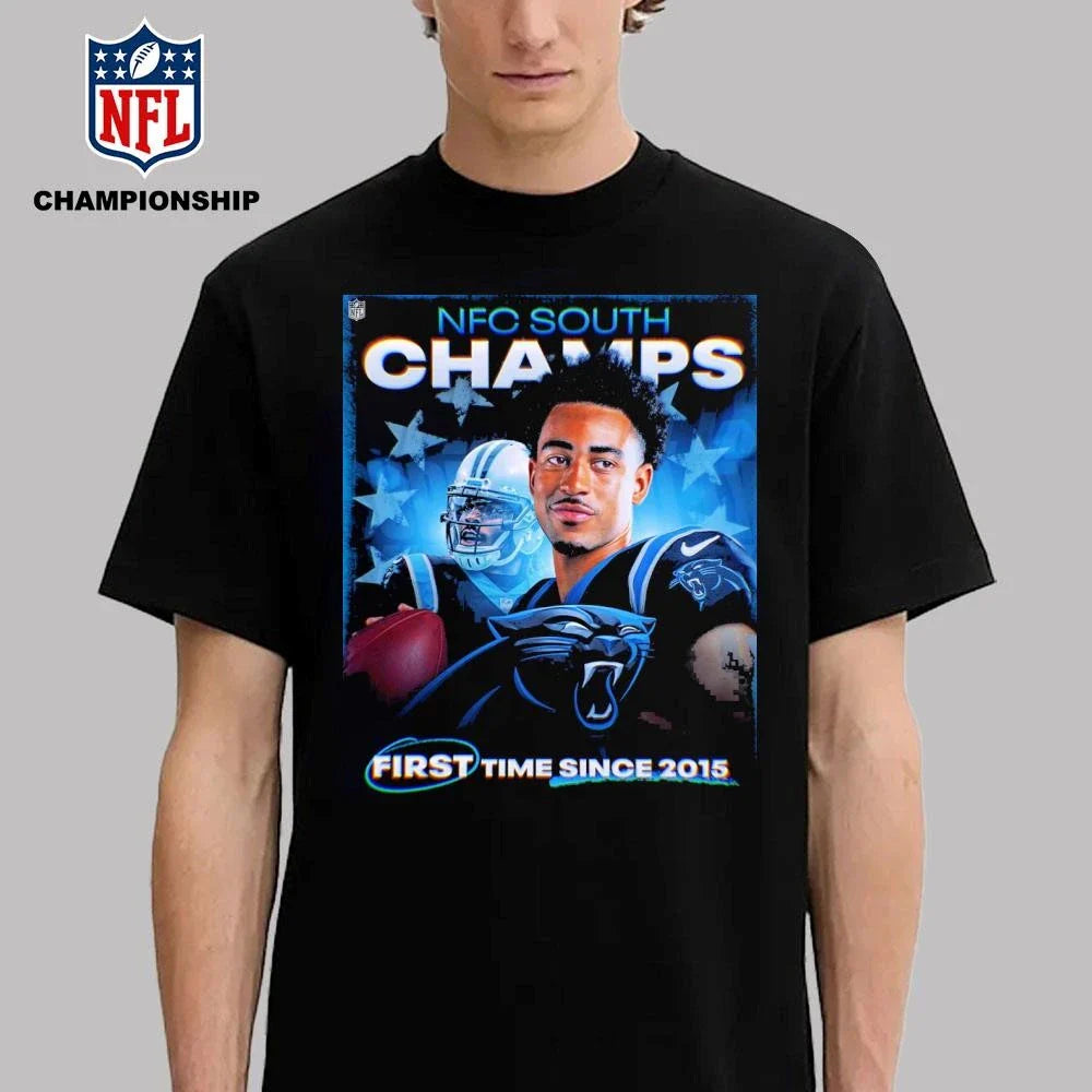 Carolina Panthers NFC South Division Champions 2025 First Time Since 2015 Shirt