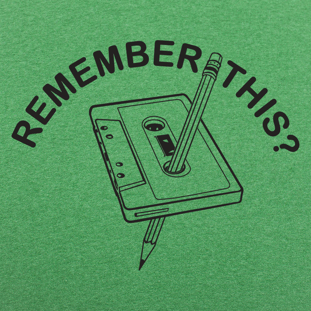 Remember This Cassette Tape and Pencil Rewind