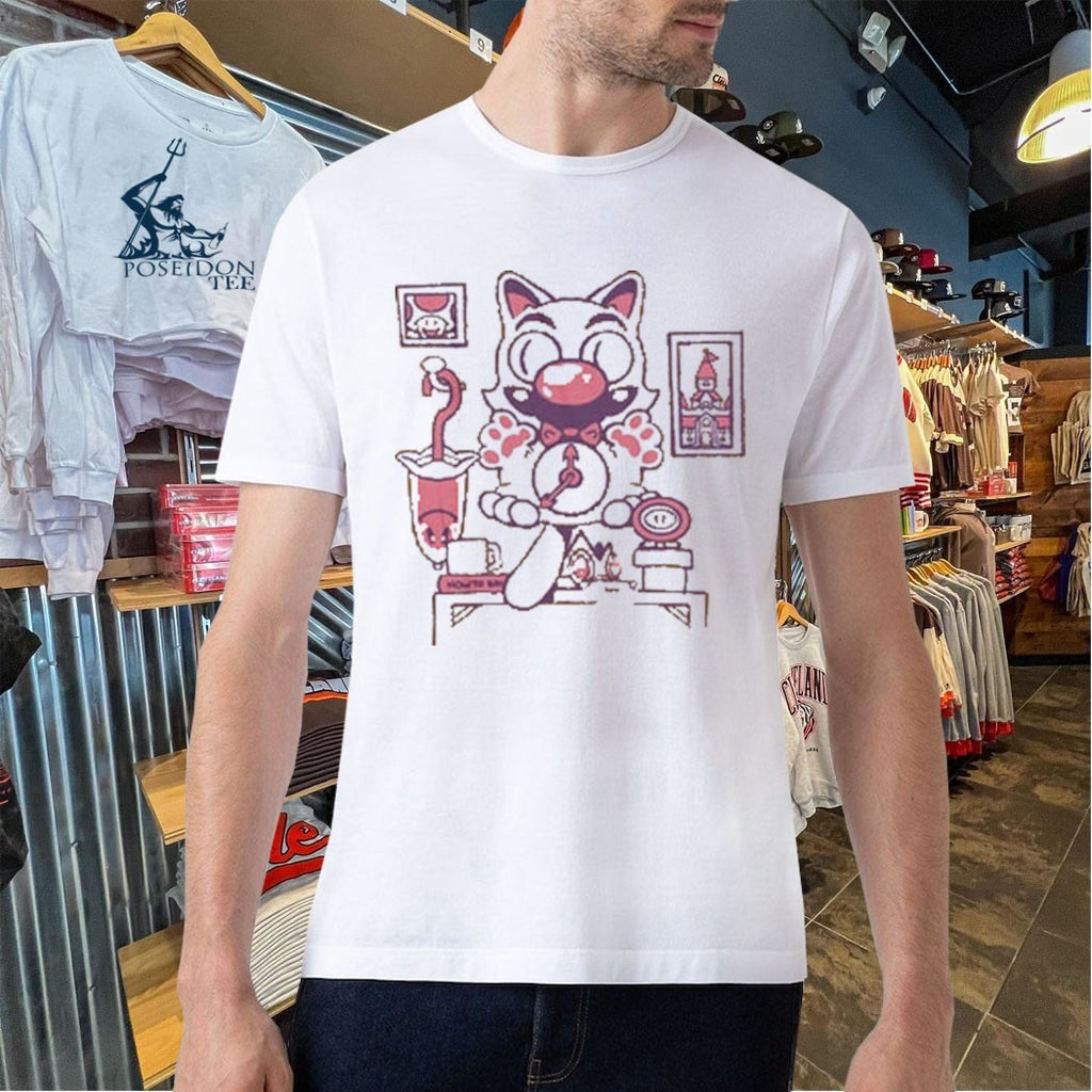 Cat On Time Sketchdemao Shirt
