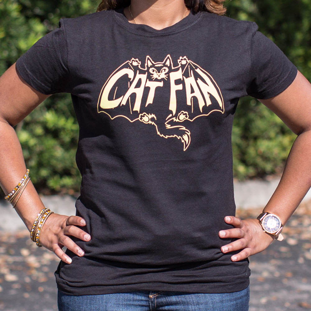 Cat Fan Bat Wings Design