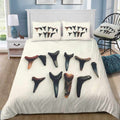 Amelia Island Shark Teeth Bedding Set (Duvet Cover & Pillow Shams)