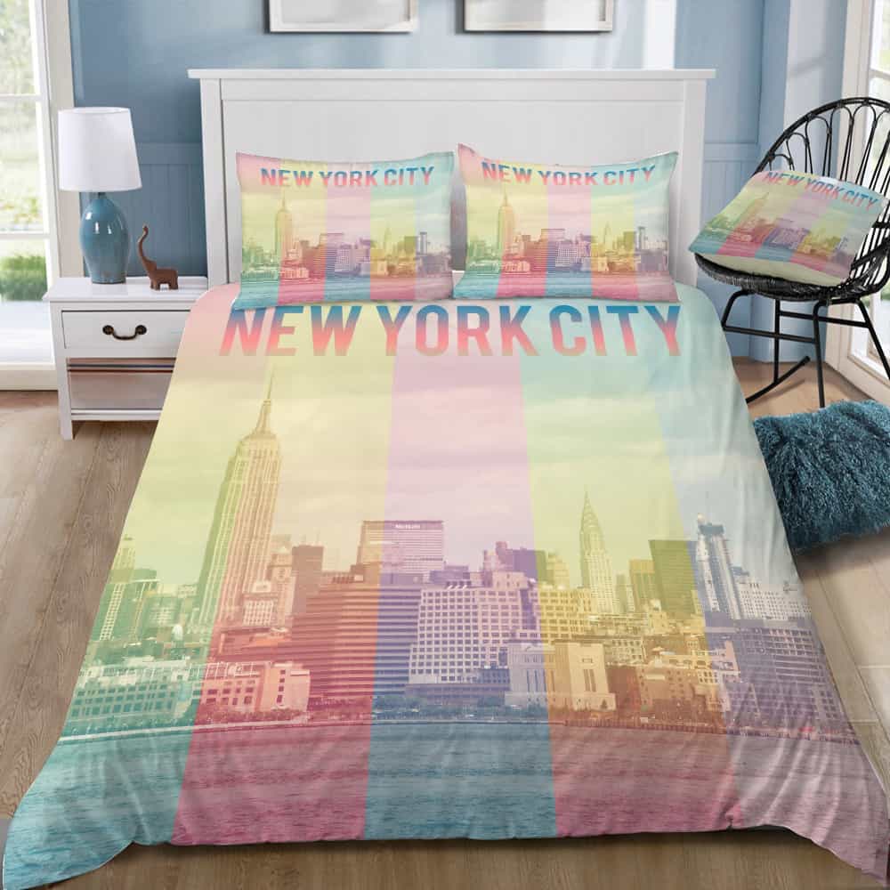 New York City Bedding Set (Duvet Cover & Pillow Shams)