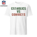 Catholics vs Convicts Retro Rivalry Faith &amp; Football Shirt
