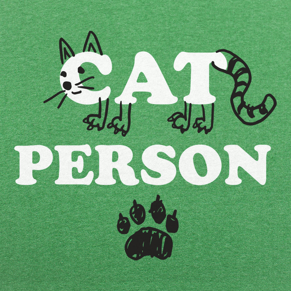 Cat Person Cat Face Paw Print Design