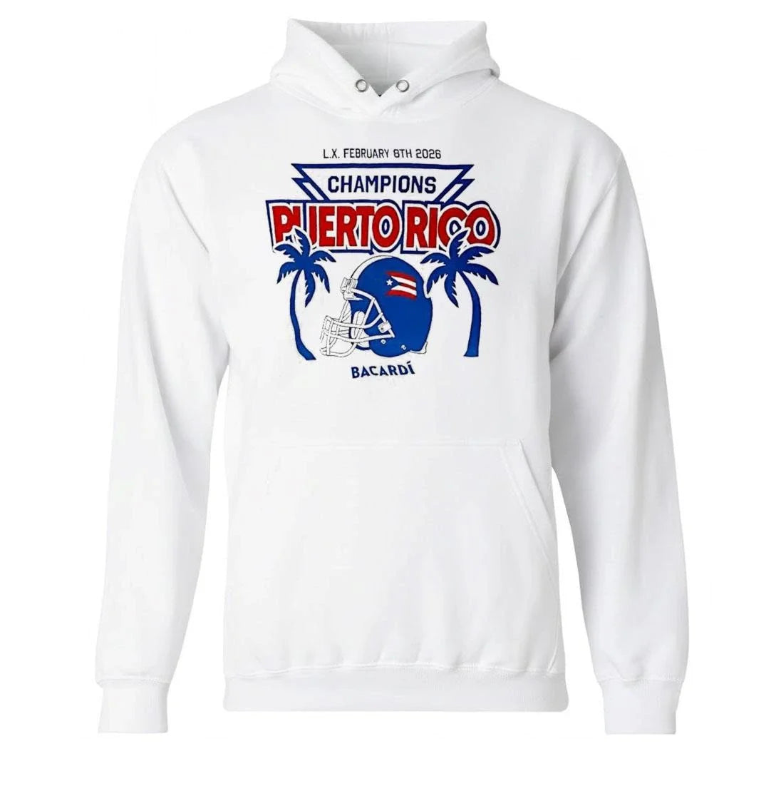 Champions Puerto Rico February 8th 2026 Football Helmet Bacardi Shirt