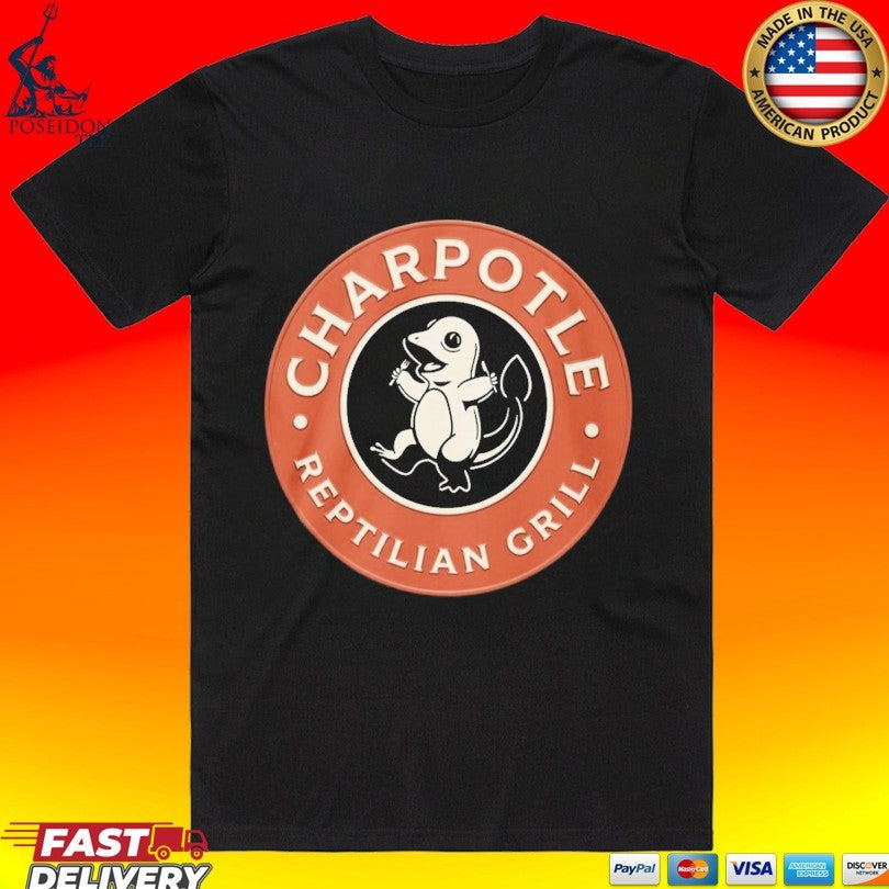 Charpotle Pokemon Reptilian Girl T-shirt