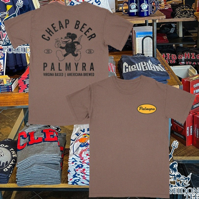 Cheap Beer Palmyra Mouse T-shirt