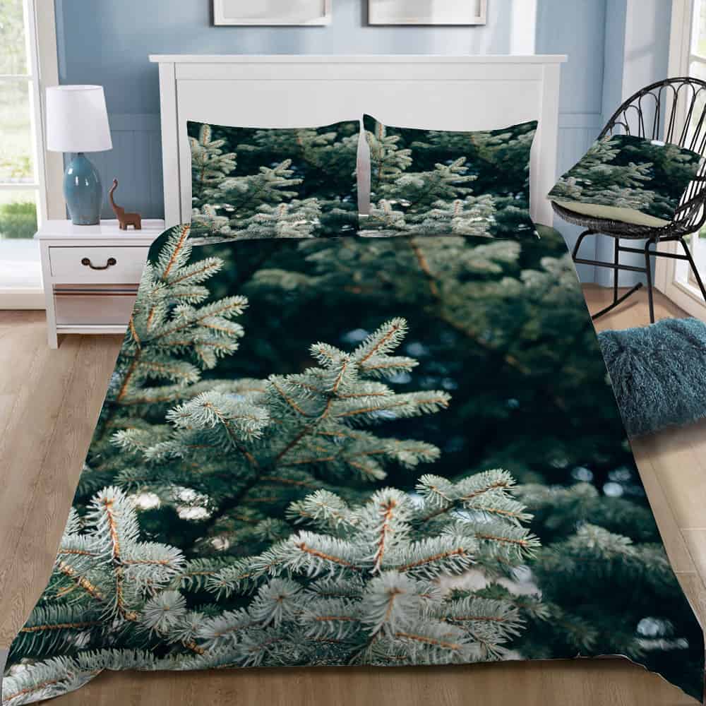 Evergreen Bedding Set (Duvet Cover & Pillow Shams)