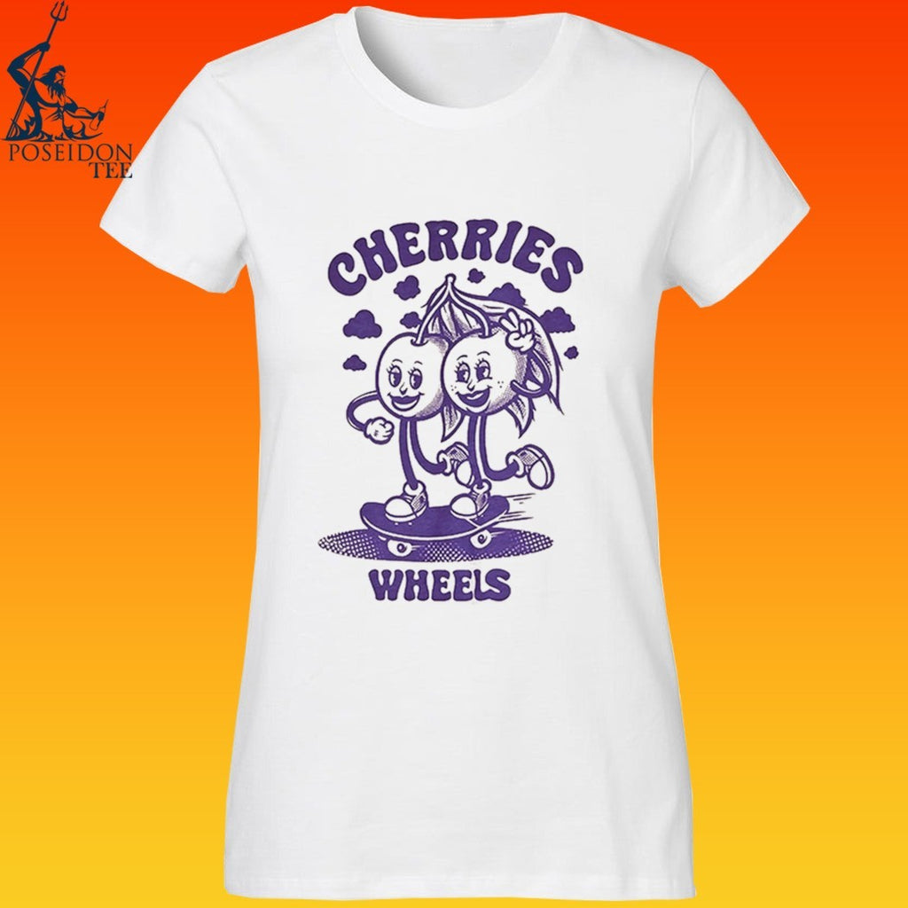 Cherries Wheels Skating Cherries Women’s T-shirt