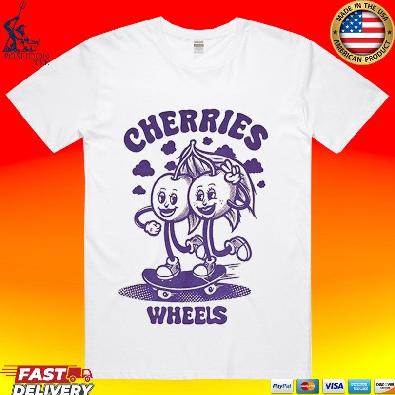 Cherries Wheels Skating Cherries Women’s T-shirt