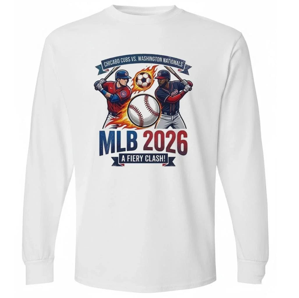 Chicago Cubs vs. Washington Nationals MLB Schedule 2026 Shirt