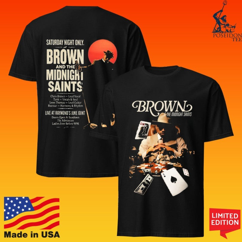 Chris Brown And The Midnight Saints Casino T-shirt