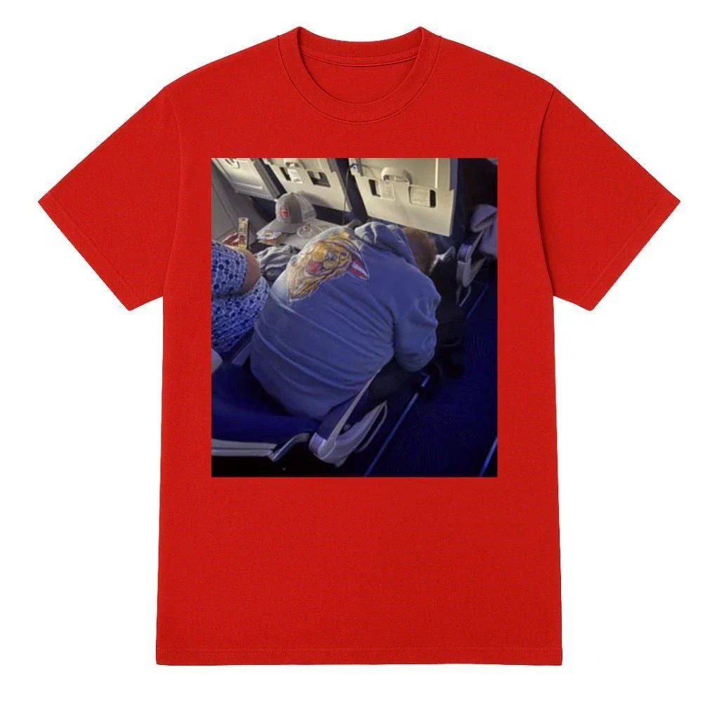 Chris Wearing Mintzy Plane Shirt