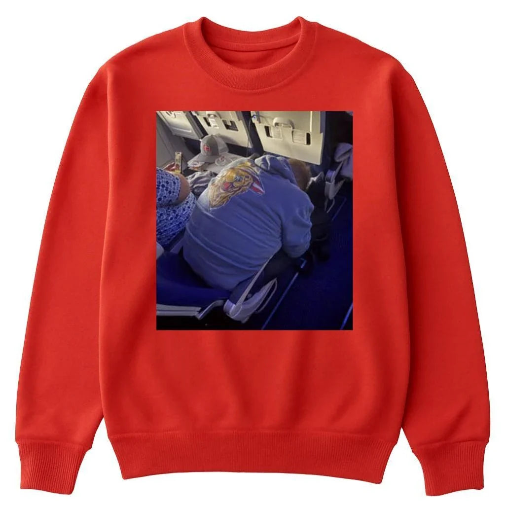 Chris Wearing Mintzy Plane Shirt