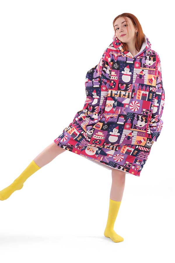 Christmas Hoodie Blanket