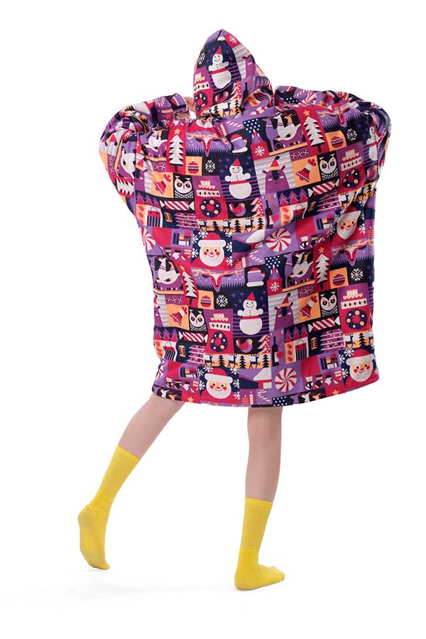 Christmas Hoodie Blanket