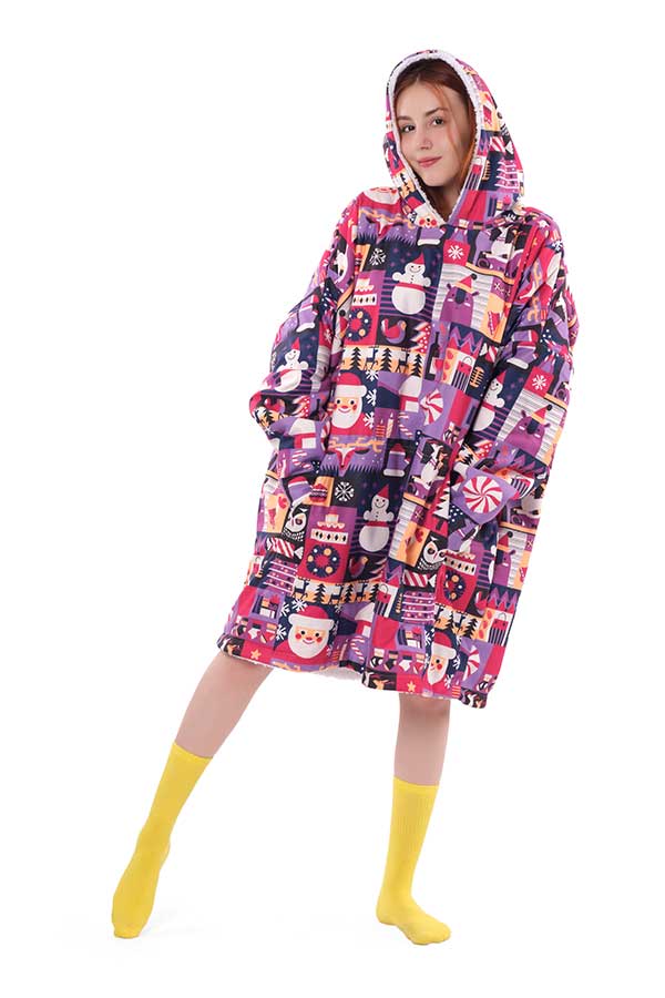Christmas Hoodie Blanket