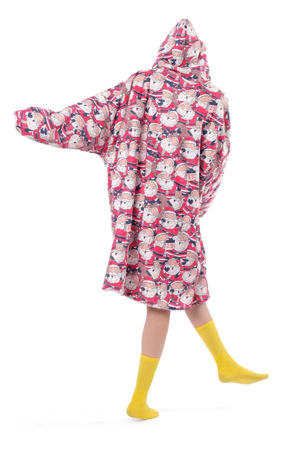 Santa Claus Hoodie Blanket