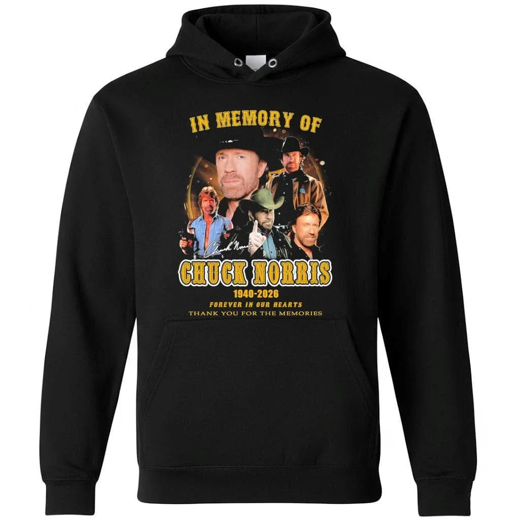 Chuck Norris In Memory Of 1940 2026 Thank You For The Memories Shirt