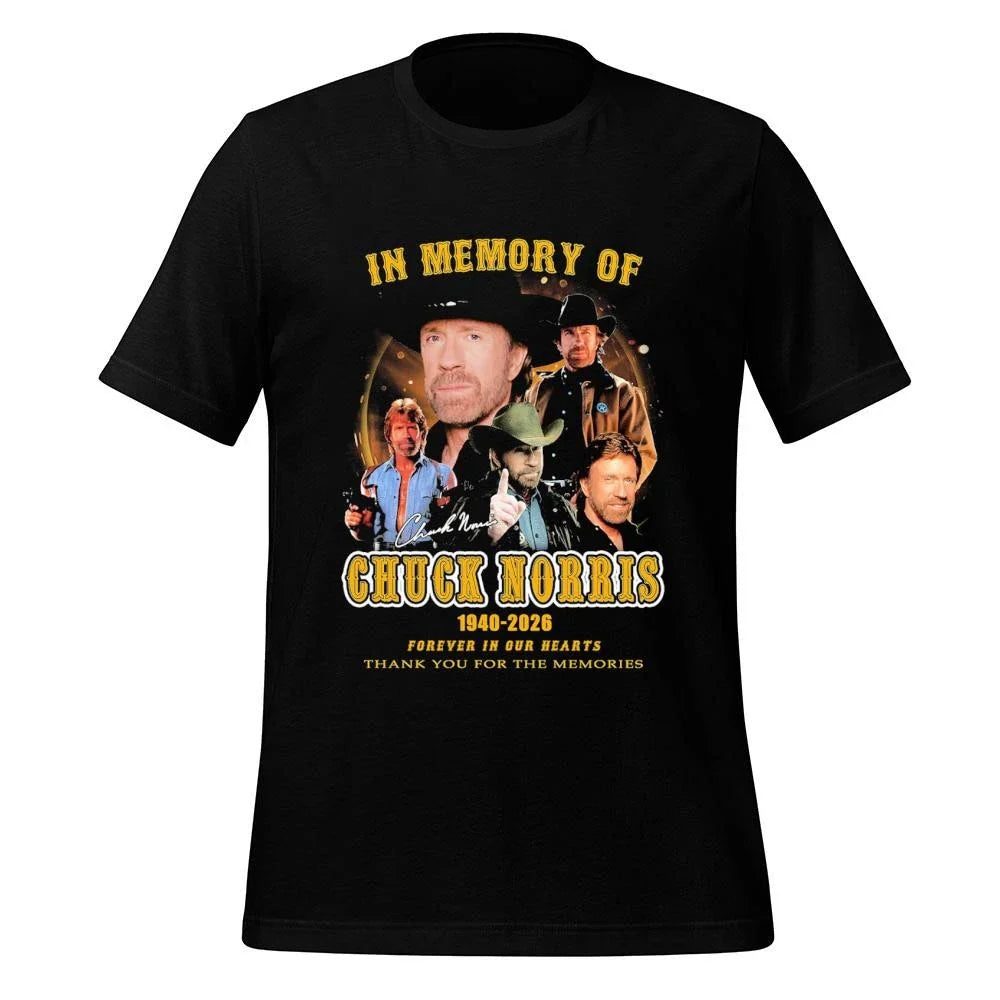 Chuck Norris In Memory Of 1940 2026 Thank You For The Memories Shirt
